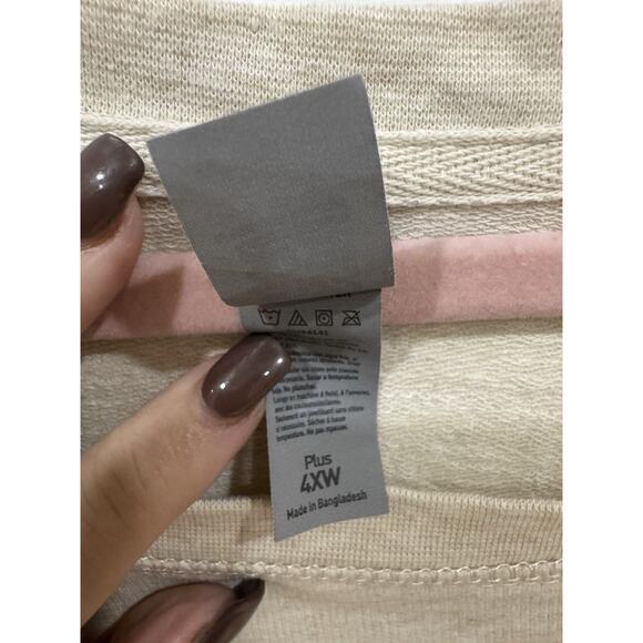 Peanuts Plus Size~ 4x Black ~ Snoopy Love Heart Valentines Peanuts Lightweight - Picture 5 of 6